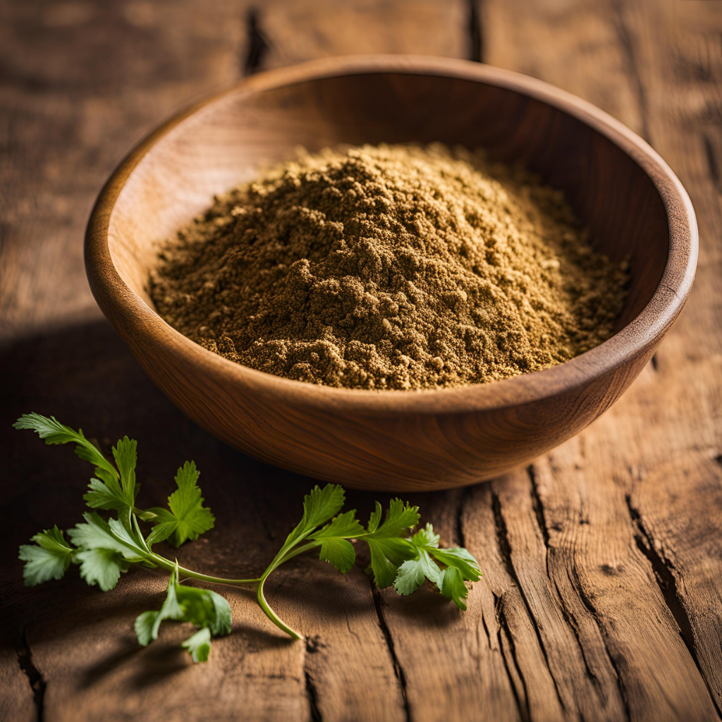 Cilantro polvo